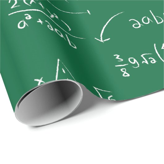 Mathematik Algebra Geometrie Gleichung Geschenkpapier (Rolleneckpunkt)