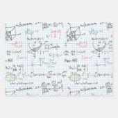 Mathematik, Algebra, Geometrie, Kugelschreiber Geschenkpapier Set (Vorderseite)