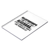 Mathematik Algebra | Mathematiker Mathematiker Ges Notizblock (Linke Seite)