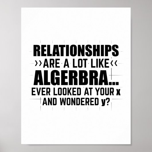Mathematik Algebra | Mathematiker Mathematiker Ges Poster (Vorne)