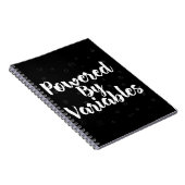 Mathematik Algebra Teacher, angetrieben durch Vari Notizblock (Rechte Seite)