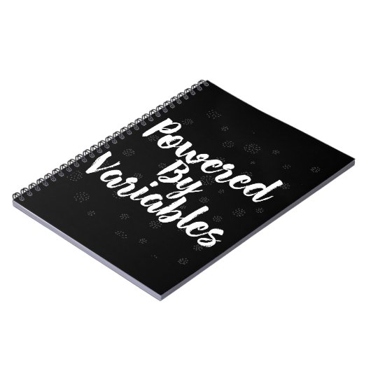 Mathematik Algebra Teacher, angetrieben durch Vari Notizblock (Linke Seite)