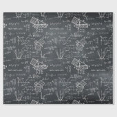 Mathematik auf Blackboard Geegy Geschenk für Lehre Geschenkpapier (Flach)