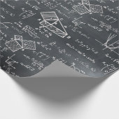Mathematik auf Blackboard Geegy Geschenk für Lehre Geschenkpapier (Ecke)