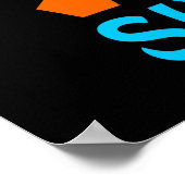 Mathematik Behalte im Weltraum Mathematical Mathe Poster (Ecke)