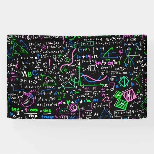 Mathematik-Bildung Banner (Horizontal)
