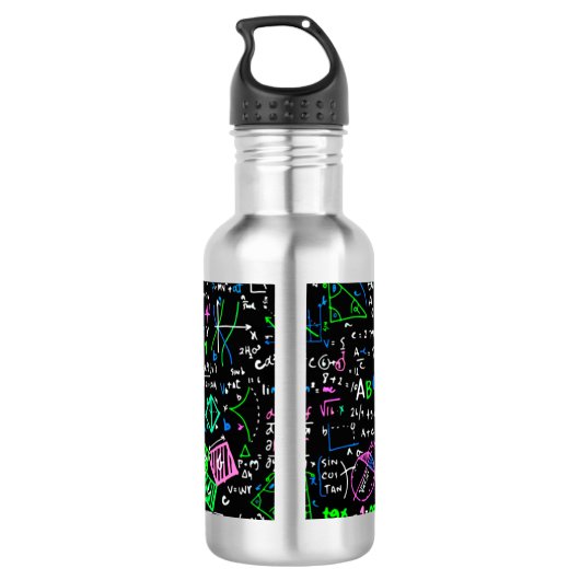 Mathematik-Bildung Edelstahlflasche (Rückseite)