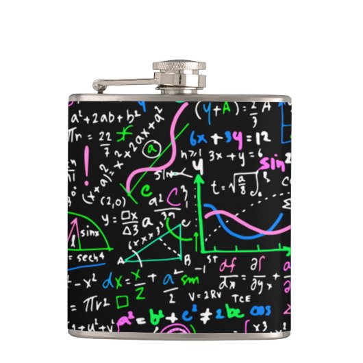Mathematik-Bildung Flachmann (Vorderseite)
