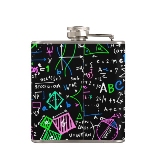 Mathematik-Bildung Flachmann (Rückseite)