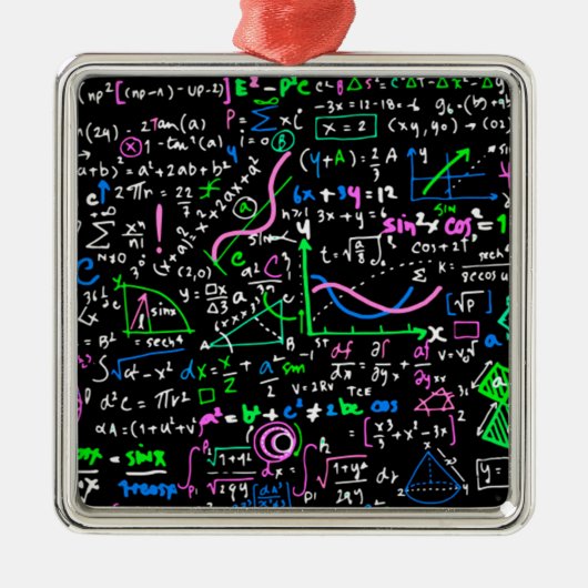 Mathematik-Bildung Ornament Aus Metall (Vorne)