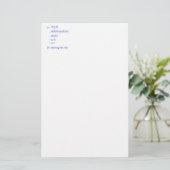 Mathematik Briefpapier (Stehend Vorderseite)