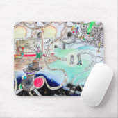 Mathematik Cartoon Spaß - Schüler, Lehrer, Geek Mousepad (Mit Mouse)