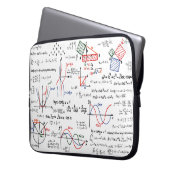 Mathematik Cheat Sheet Laptop Sleeve (Vorderseite Links)