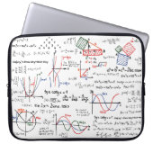 Mathematik Cheat Sheet Laptop Sleeve (Vorderseite)