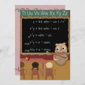 Mathematik Christmas Wish Feiertagskarte (Vorne/Hinten)