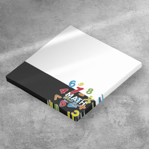 Mathematik das einzige Thema, das lustige Zitate z Post-it Klebezettel