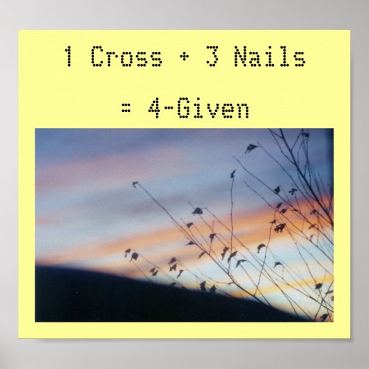 Mathematik der Ostern - Druck Poster (Vorne)