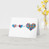 "Mathematik des Herzens" Karte (Gelbe Blume)