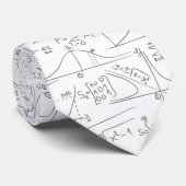Mathematik-Diagramme und -Formeln-Muster Krawatte (Gerollt)
