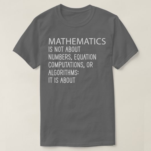 Mathematik dreht sich nicht um die Gleichungsberec T-Shirt (Design vorne)
