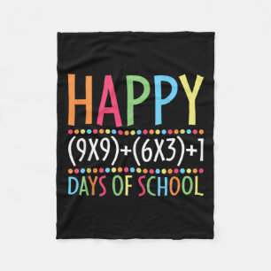Mathematik Formel 100 Tage der Schule Funny Mathe Fleecedecke