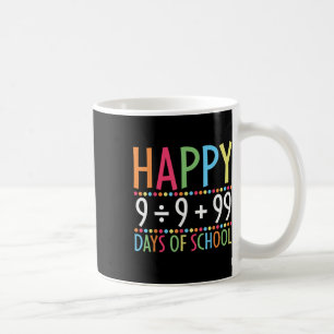Mathematik Formel 100 Tage der Schule Funny Mathe  Kaffeetasse