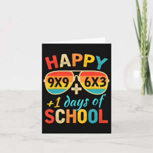Mathematik Formel 100 Tage der Schule Funny Mathe Karte