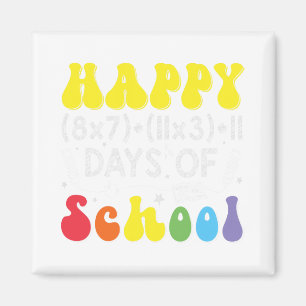 Mathematik Formel 100 Tage der Schule Funny Mathe  Magnet