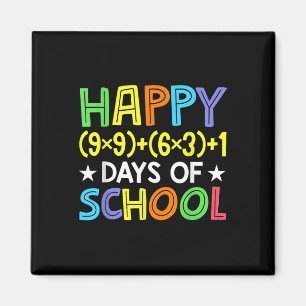 Mathematik Formel 100 Tage der Schule Funny Mathe  Magnet