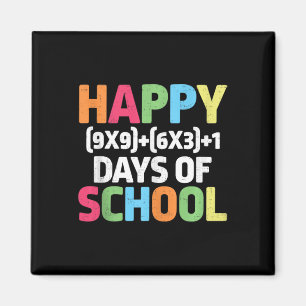 Mathematik Formel 100 Tage der Schule Funny Mathe Magnet