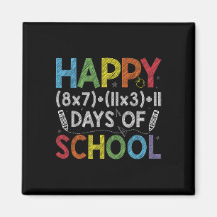 Mathematik Formel 100 Tage der Schule Funny Mathe  Magnet