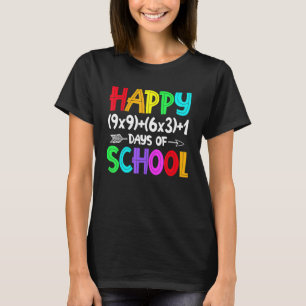 Mathematik Formel 100 Tage der Schule Funny Mathe  T-Shirt