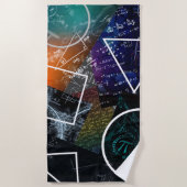 Mathematik Formel Beach Handtuch (Vorderseite)