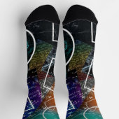 Mathematik Formel Crew Socks Socken (Oben)