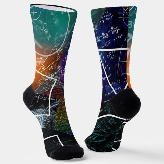 Mathematik Formel Crew Socks Socken (Gewinkelt)