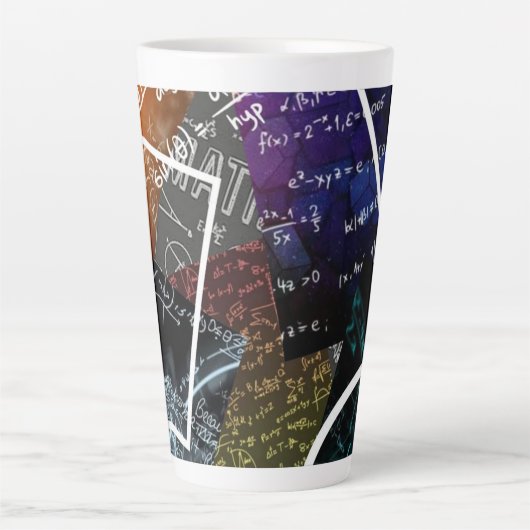 Mathematik Formel Latte-Tasse Milchtasse (Vorderseite)