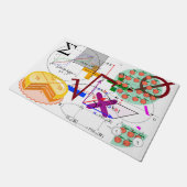 Mathematik-Formel Physik-Schule Fußmatte (Schrägansicht)