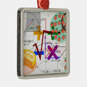 Mathematik-Formel Physik-Schule Ornament Aus Metall (Rechts)