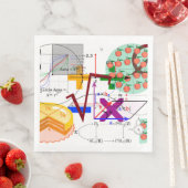 Mathematik-Formel Physik-Schule Serviette (Beispiel)