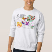 Mathematik-Formel Physik-Schule Sweatshirt (Vorderseite)