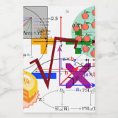 Mathematik-Formel Physik-Schule Weinetikett (Einzelnes Label)