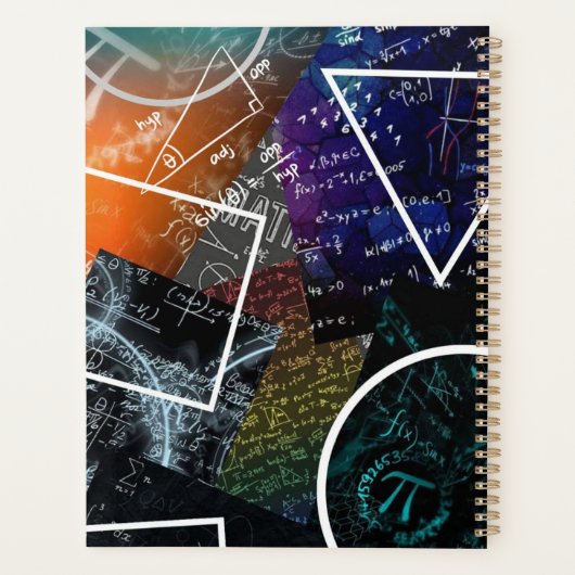 Mathematik Formel Spiral Planer (Rückseite)