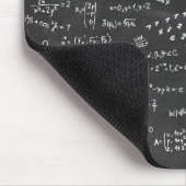 Mathematik-Formeln auf einem Blackboard Mousepad (Ecke)