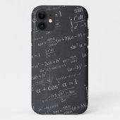 Mathematik-Formeln auf Tafel - lustiges Case-Mate iPhone Hülle (Rückseite)