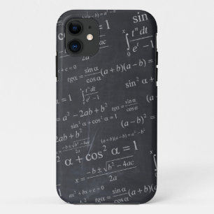 Mathematik-Formeln auf Tafel - lustiges Case-Mate iPhone Hülle