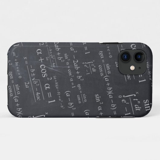 Mathematik-Formeln auf Tafel - lustiges Case-Mate iPhone Hülle (Rückseite (Horizontal))