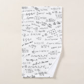 Mathematik Formeln und Zahlen Badezimmer Badhandtuch Set (Handtuch)