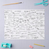 Mathematik Formeln und Zahlen Seidenpapier (Basteln)
