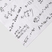 Mathematik Formeln und Zahlen Seidenpapier (Detail)