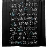 Mathematik formuliert Mathematik Physik Lehrer Duschvorhang (Vorderseite)